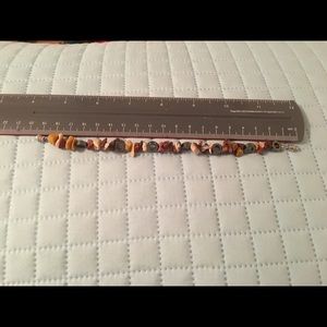 Hematite and Stone Bracelet